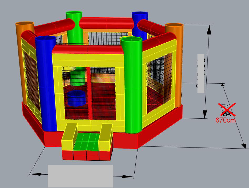 Octodome 18' Basketball, Volleyball, Joust, Boxing Sports Accessories Sold Separately.