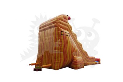 22' Tsunami Fire and Ice water slide with wings, Removal Pool Blue Marble Slide Sheet, Blue Marble Pool Liner