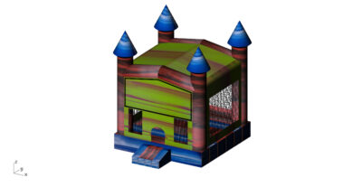 Module - Castle - Red/Blue/Orange Marble