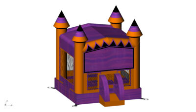 Castle - Purple & Orange