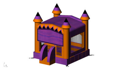 Castle - Purple & Orange