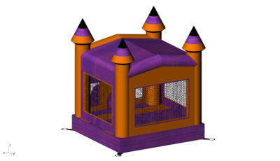 Castle - Purple & Orange