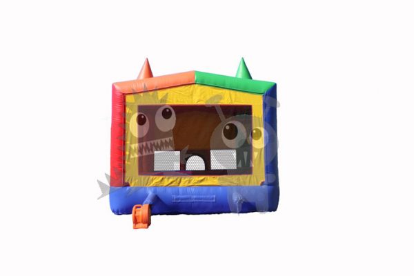 Red/Yellow/Blue/Green Bounce House Castle with Hoop