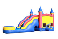 Castle 5in1 Wave Wet Dry Slide - Red/Blue/Yellow
