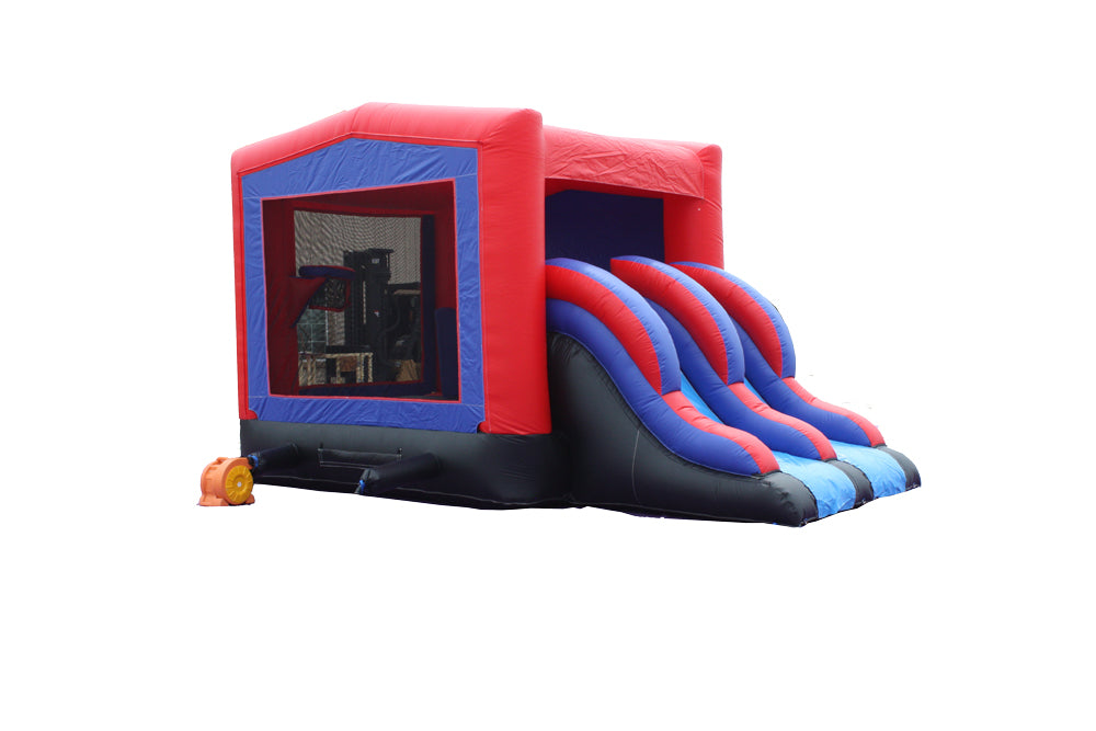 3-1 Module Combo Double Dry Slide with Middle Stairs  - Pirate Module
