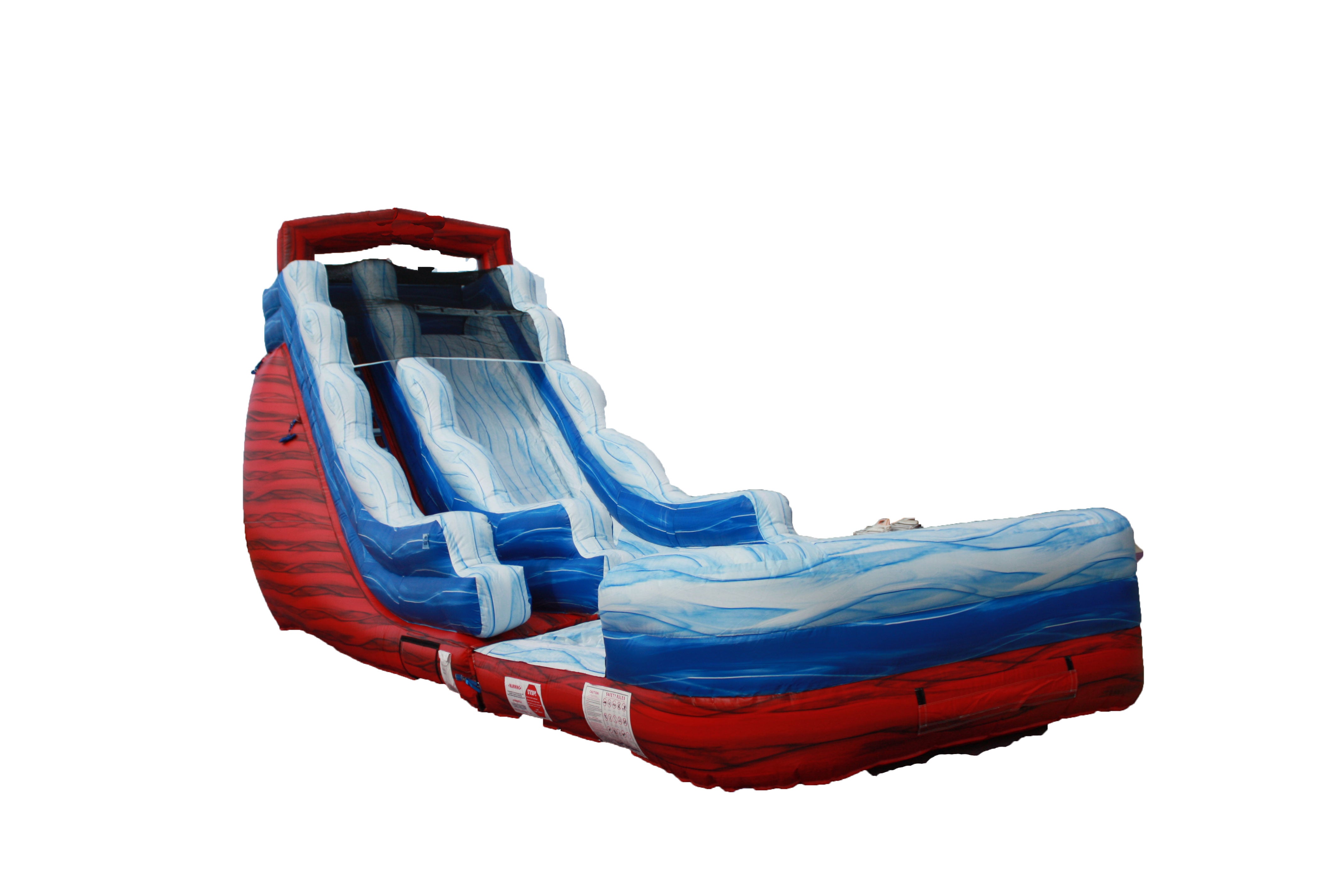 20' Water/Dry Water Slide  Removable Pool