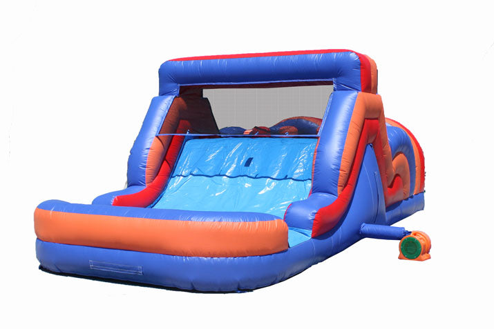 1 Piece Obstacle Course 30' - Wet/Dry Slide