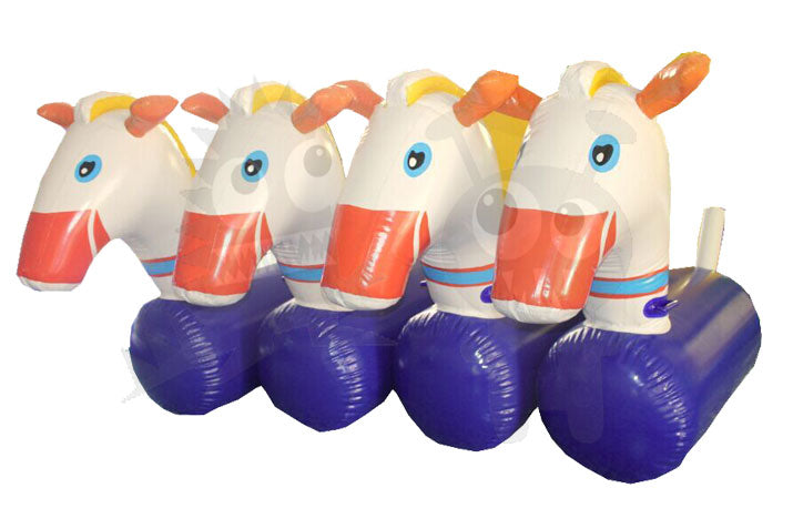 Hopping Ponies - Large - Blue