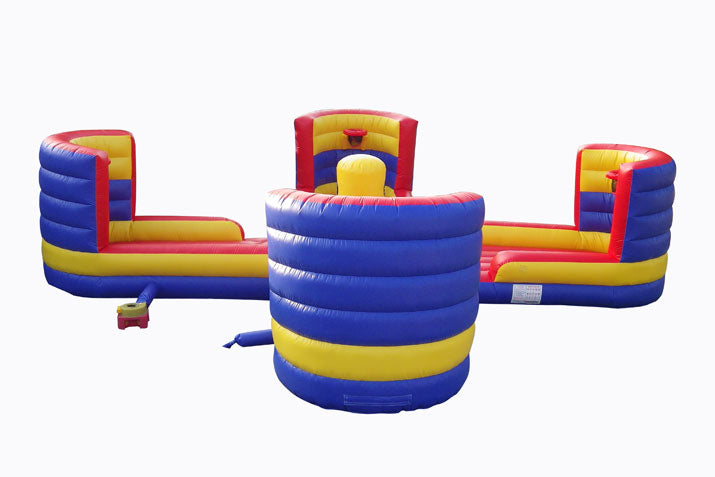 Tug and Dunk, 4 Person  16.5'/5(M) Bungee Run Shock Cords x 4pcs