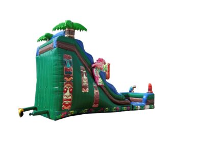 18' Tiki Wet Dry Water Slide  - Removable Poo