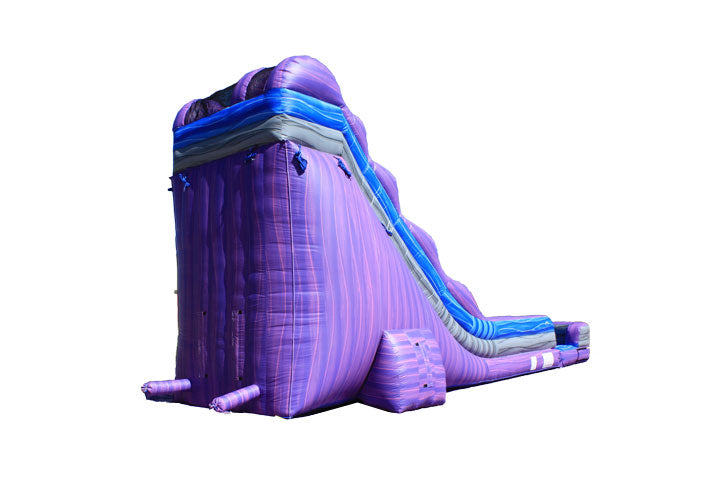 22' Purple Crush with Mini Slip and Slide Removable Pool