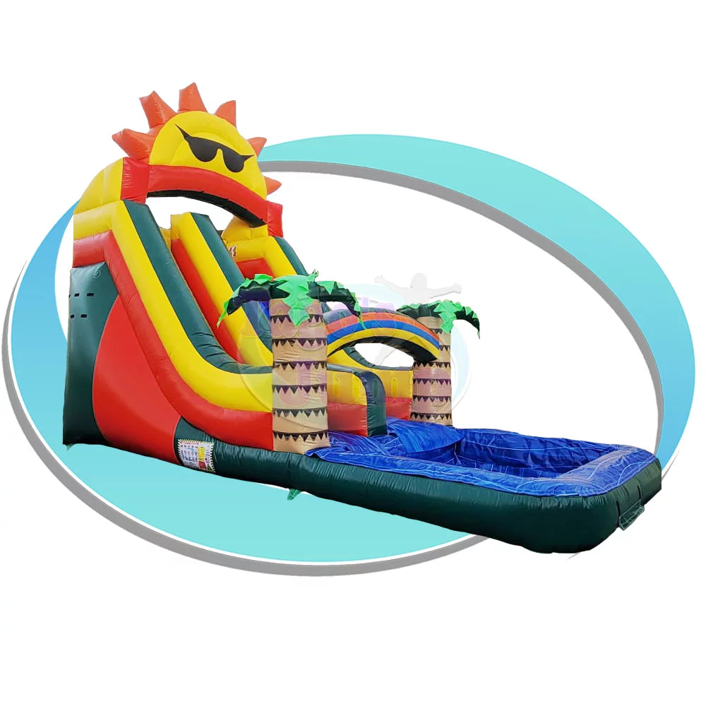 WS-244-S / H18 Ft / Tropical Water Slide