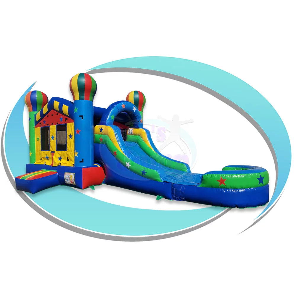 CWS-060 Multi Color Water Slide Combo