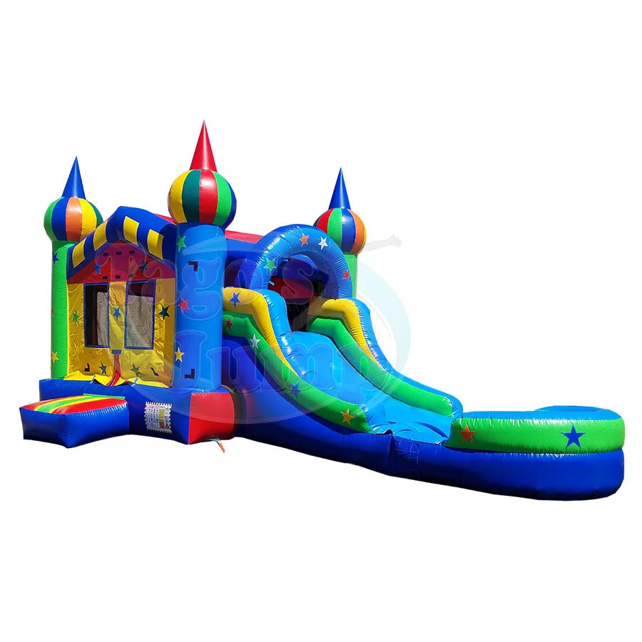 CWS-060 Multi Color Water Slide Combo