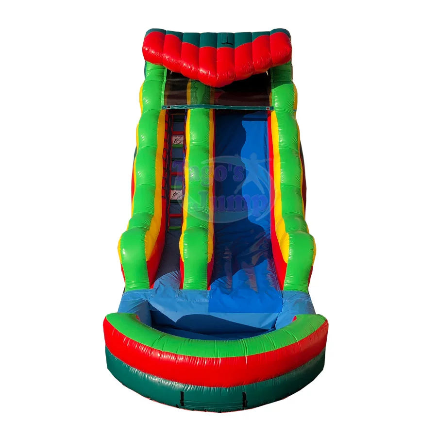 WS-065 / 17 Ft / Colorful Wave Water Slide
