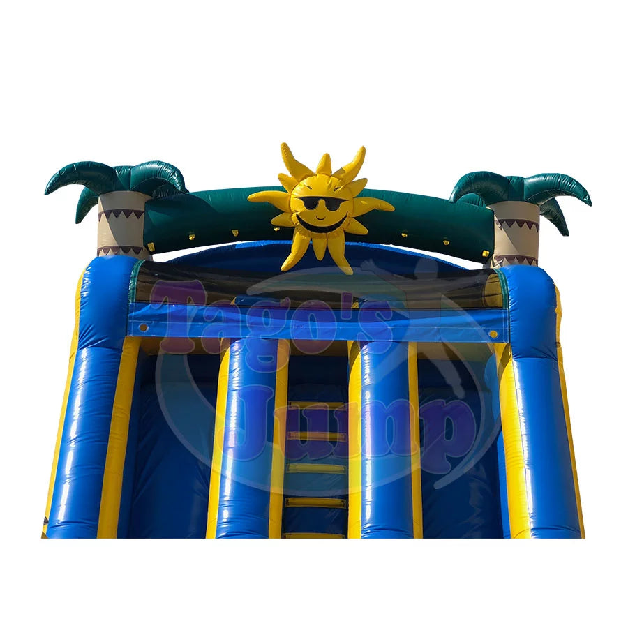 WS-086D / 18 Ft / Tropical Water Slide