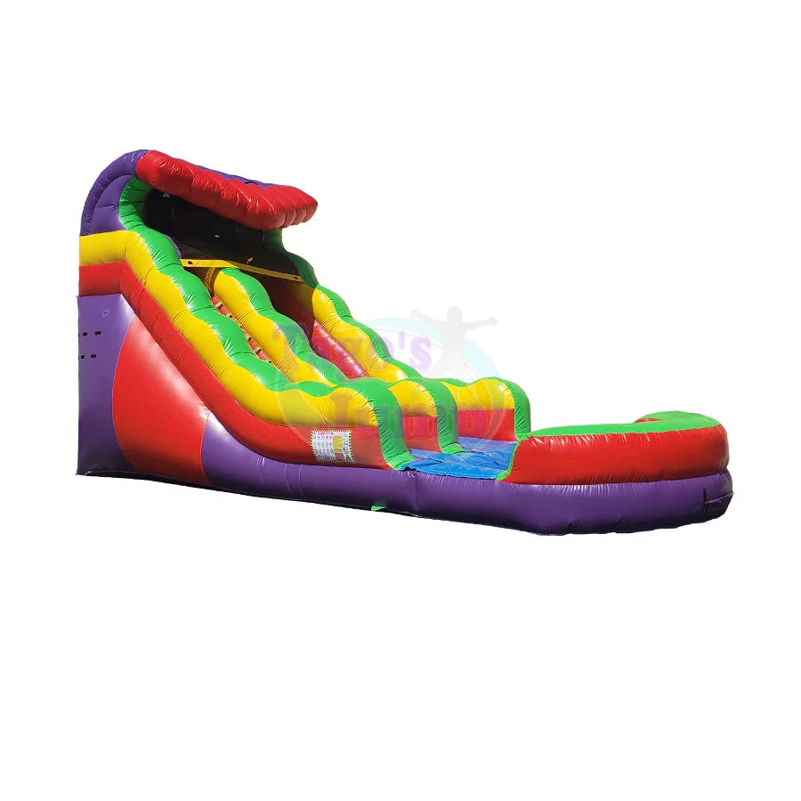 WS-033 / 17 Ft / Colorful Wave Water Slide Purple